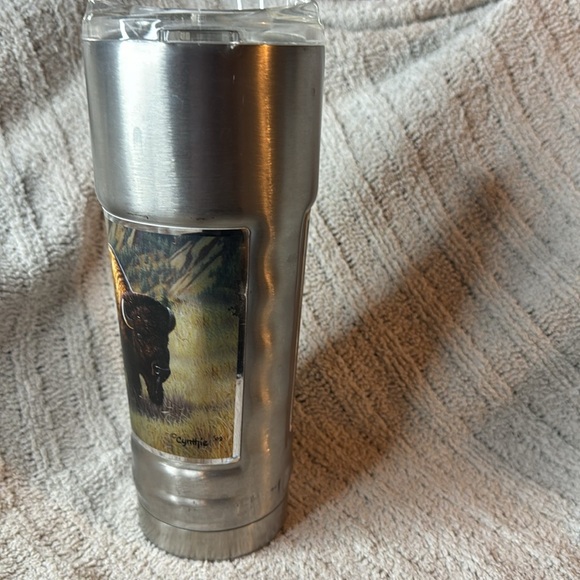Tervis Stainless Steel Buffalo Mug - Pre Loved with a lot of life left-SEE PICS - Picture 4 of 7